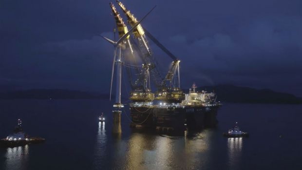 preview image for Erster 'Wasser-Windpark' der Welt: Hywind Scotland